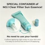 No.1 Clear Filter Sun Essence (Pure-full calming water sunscreen) SPF50+ PA++++